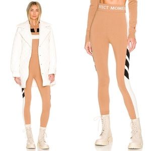 Perfect Moment Mania Bottom Leggings Pant in Tan Brown Sugar Size Medium